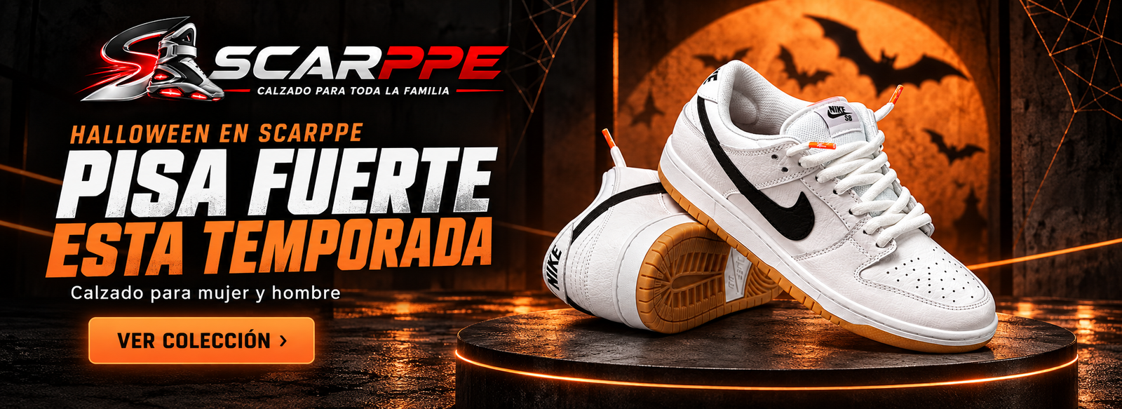 Halloween urbano Scarppe: pisa fuerte esta temporada
