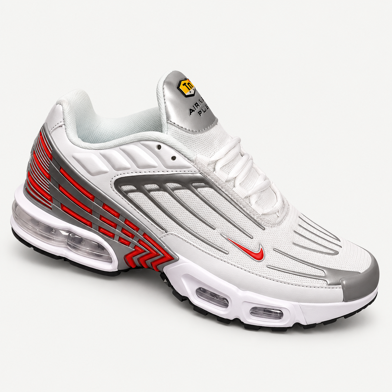 Nike Air Max Plus 3 o TN3 blanco plata y rojo